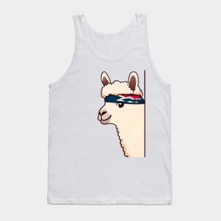 Sneaky japanese Alpaca so cute Tank Top